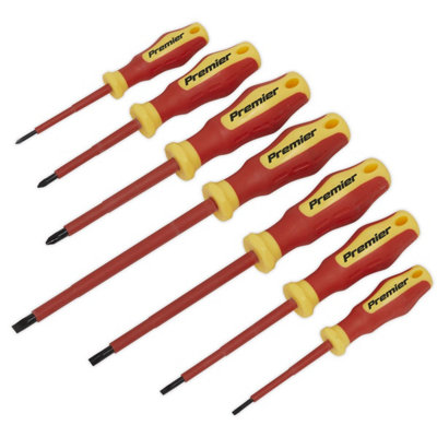 Sealey Screwdriver Set 7pc VDE Approved AK6125