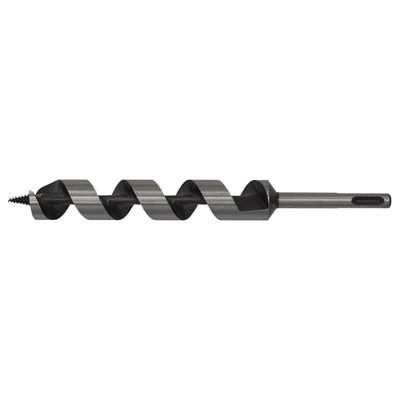 Sealey SDS Plus Auger Wood Drill 25 x 235mm Fully Hardened - Silver SA25X235