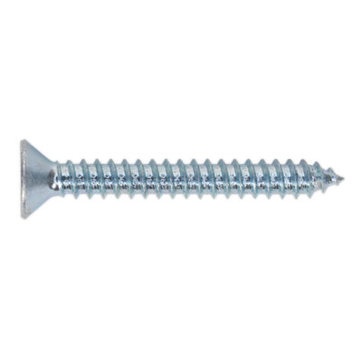 Sealey Self Tapping Screw 4.8 x 38mm Countersunk Pozi DIN 7982 Pack Of 100