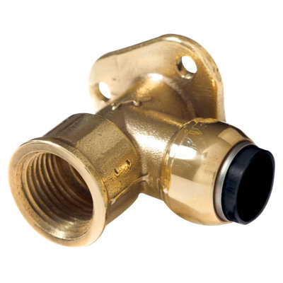 Sealey SharkBite Pipe Wingback Elbow Brass Size 15mm x 1/2" BSP SBA15BWE - 4