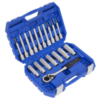 Sealey Shock Absorber Strut Nut Kit Go-Through Design -18 Pieces VS0331