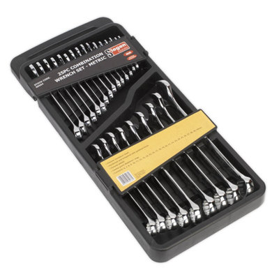Sealey Siegen Combination Spanner Set 25pc S0564