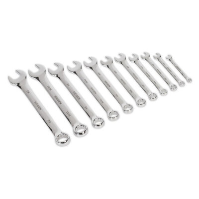 Sealey Siegen Imperial Combination Spanner Set 11pc S0857