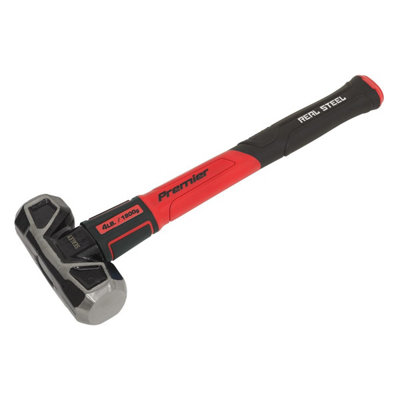 Sealey SLHG04 Premier Short Handle Sledge Hammer with Fibreglass Shaft 4lb