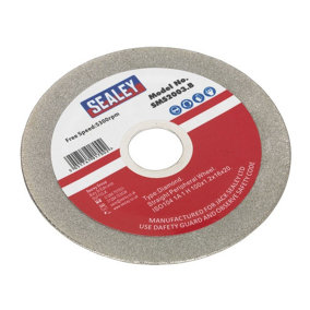 Sealey SMS2003.B Grinding Disc Diamond Coated 100mm for SMS2003 Bench Sharpener