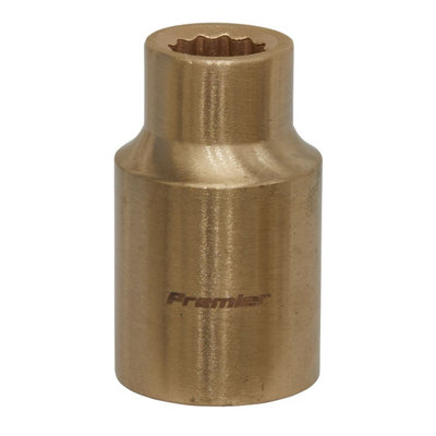 Sealey Socket 10mm 1/2" Square Drive Non-Sparking WallDrive 12 Point NS043