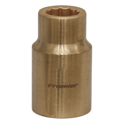 Sealey Socket 12mm 1/2" Square Drive Non-Sparking WallDrive 12 Point NS045
