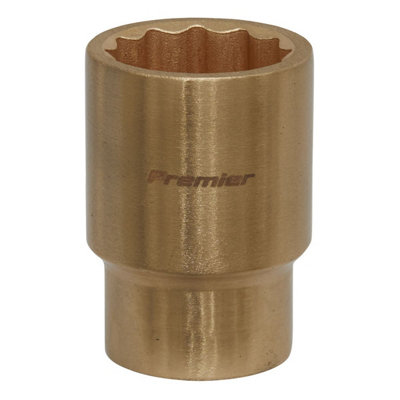 Sealey Socket 22mm 1/2" Square Drive Non-Sparking WallDrive 12 Point NS055