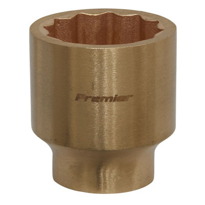 Sealey Socket 30mm 1/2" Square Drive Non-Sparking WallDrive 12 Point NS061