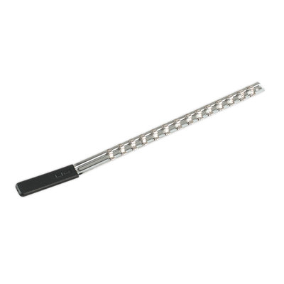 Sealey Socket Retaining Rail With 14 Clips 1/4" Square Drive Professional AK1414