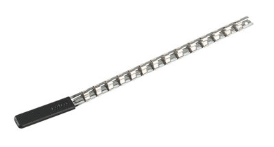 Sealey Socket Retaining Rail with 14 Clips 3/8