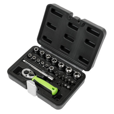 Sealey Socket Set 25pc 1/4