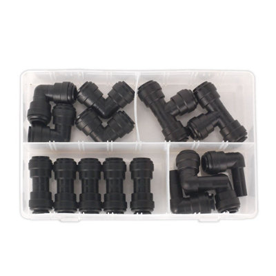 Sealey Straight Coupling 12mm Pack 5 (John Guest Speedfit® JGCS12