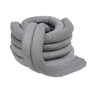 Sealey Spill Absorbent Socks With Extra Thick Skin 60mm x 1.2m Pack of 100 SAS10 - 3