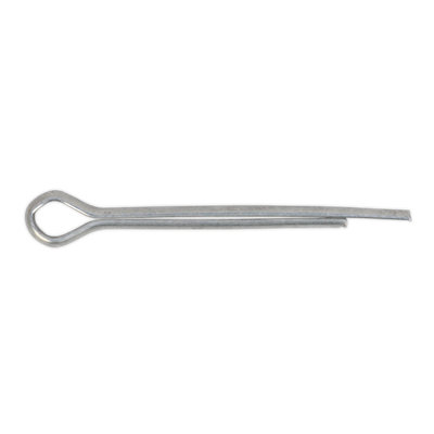 Sealey Split Pin 2 x 25mm Zinc Plated Steel Metric - Pack of 100 Pieces SPI101