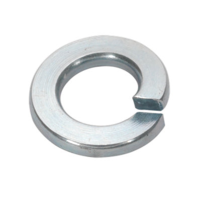 Sealey Spring Washer M6 Metric Zinc Plated DIN 127B - Pack of 100 Pieces SWM6