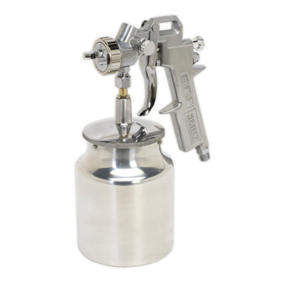 Sealey Ssg2 Spray Gun Suction Feed General Purpose 1.5Mm Set-Up