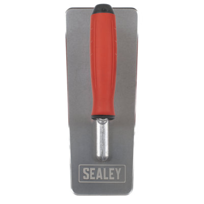 Sealey Stainless Steel 240mm Venetian Trowel Rubber Handle Soft Grip T8012 - 3