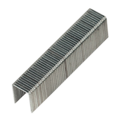 Sealey Staples For Nail Gun 10mm Length Silver - Pack of 500 Pieces Box ...