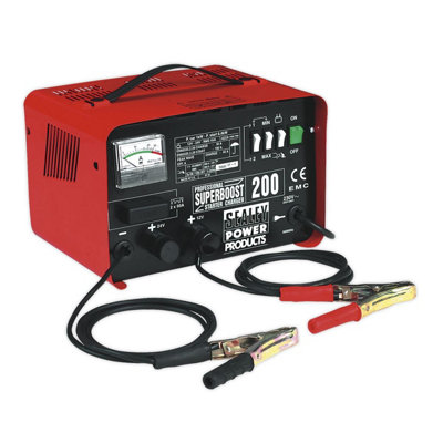 Sealey Starter/Charger 200/45A 12/24V 230V SUPERBOOST200