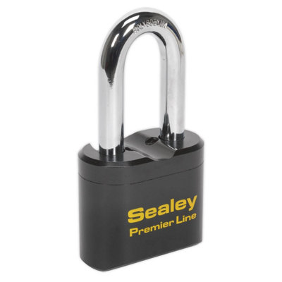 Sealey Steel Body Combination Padlock Long Shackle Heavy Duty 62mm PL603L - 6
