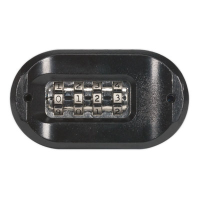 Sealey Steel Body Combination Versatile Keyless Padlock 62mm Heavy Duty ...