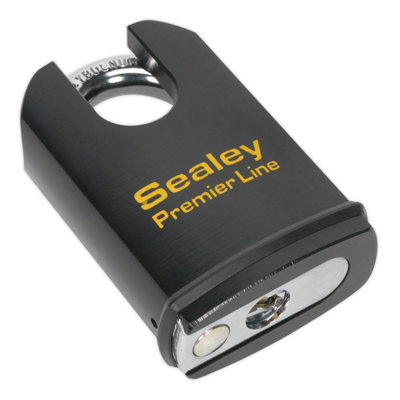 Sealey Steel Body Shrouded Shackle Padlock Anti-Pick & Bump Protection PL503S - 6