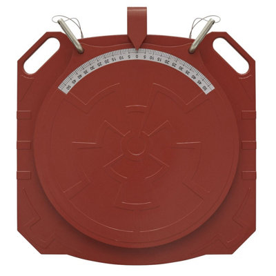 Sealey Steering Turntables Pair Maximum Loading 4000kg per Pair - Red GA44