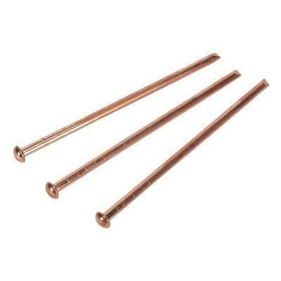 Sealey Stud Welding Nail 2 x 50mm Copper Coated Pins Pack Of 200 PS/000350/200