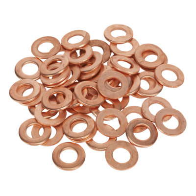 Sealey Stud Welding Washer 8 x 15 x 1.5mm Universal - Pack Of 50 PS/000450