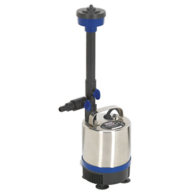Sealey Submersible Pond Pump Stainless Steel 1750ltr/hr 230V 10m Cable WPP1750S - 5