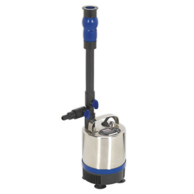 Sealey Submersible Pond Pump Stainless Steel 1750ltr/hr 230V 10m Cable WPP1750S - 6