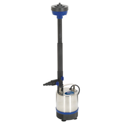 Sealey Submersible Pond Pump Stainless Steel 3000ltr/hr 230V 10m Cable WPP3000S - 3