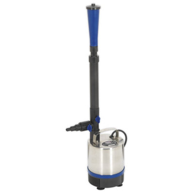Sealey Submersible Pond Pump Stainless Steel 3000ltr/hr 230V 10m Cable WPP3000S - 7