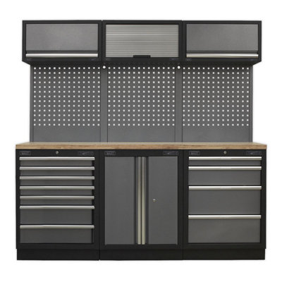 Sealey Superline Pro Modular Storage System Pressed Wood Worktop APMSSTACK07W