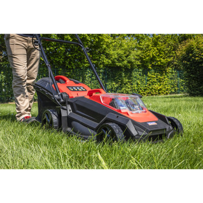Sealey SV20 Series Cordless Lawn Mower Kit 40V 4Ah 40cm 40L Bag CP40VLMKIT - 6