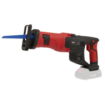 Sealey SV20 Series Cordless Reciprocating Saw Kit 20V 2Ah Red/Black CP20VRSKIT1 - 4