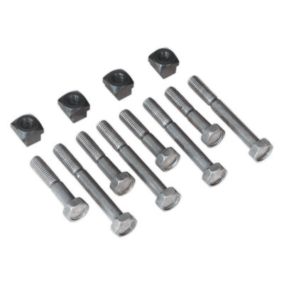 Sealey T-Nut Bolt Set 12pc For SM27 Metalworking & General Purpose Lathe SM27TNS
