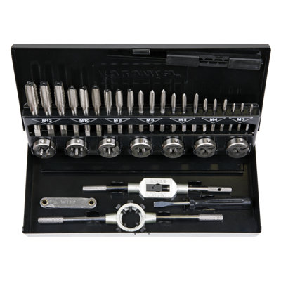 Sealey Tap & Die Set 32 Pieces Split Dies HSS 4341 - Metric Tool AK3015HSS - 3