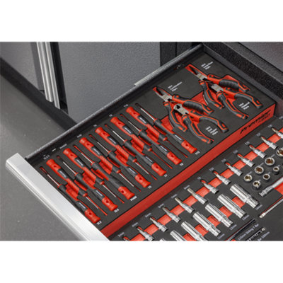 Sealey TBT67 Precision Screwdriver & Mini Pliers Set with Tool