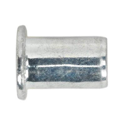 Sealey Threaded Insert Regular Zinc Plated M10Silver - Pack of 50 Pieces TIRM10