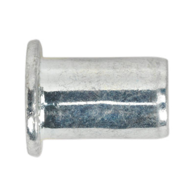 Sealey Threaded Insert Regular Zinc Plated M5 Pack Of 50 - Silver TIRM5