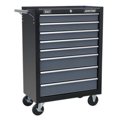 Sealey Tool Chest Combo 16 Drawer & 420 Pieces Tool Kit Black/Grey ...