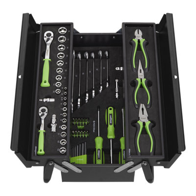 Sealey Tool Kit With Cantilever Toolbox Soft Grip Handles 70 Pieces S01215 - 3