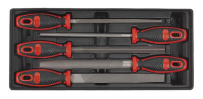 Sealey Tool Tray With Engineers File Set 5 Pieces 176.5 x 397 x 55mm TBT09