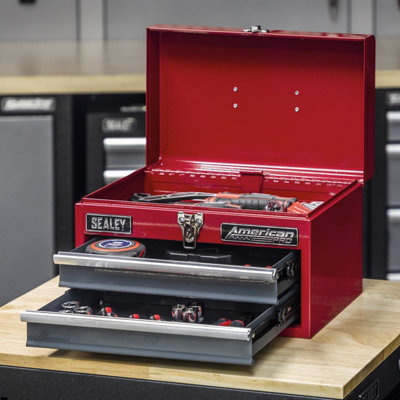 Sealey Toolbox 2 Drawer with Ball-Bearing Slides AP2602BB
