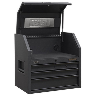 Sealey Topchest 4 Drawer 660mm with Soft Close Drawers & Power Strip ...