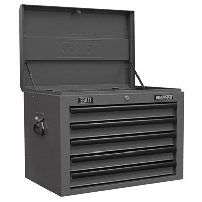 Sealey Topchest 5 Drawer with Ball-Bearing Slides - Grey/Black AP26059TG