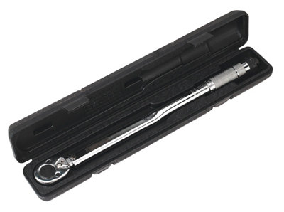 Sealey Ak624 Micrometer Torque Wrench 1 2 Square Drive Calibrated
