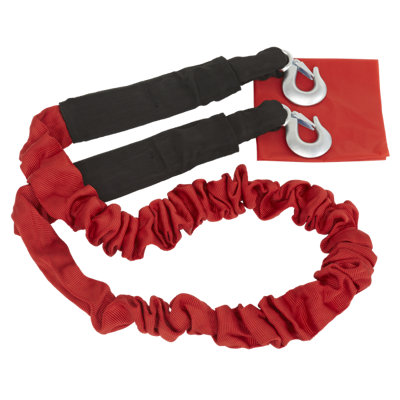 Sealey Tow Rope 5000kg Rolling Load Capacity Heavy Duty Elasticated TH5002